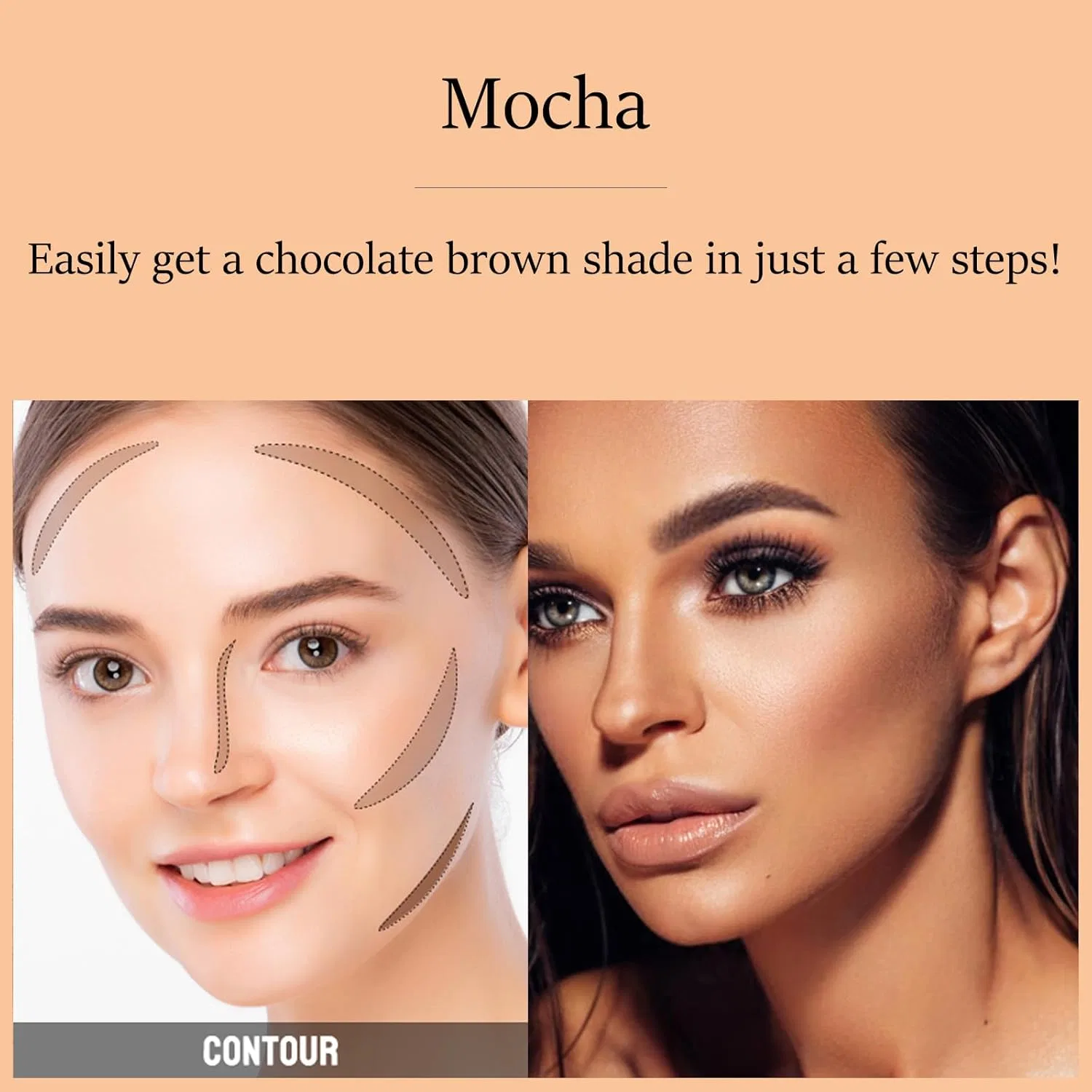 Стик для контуринга и хайлайтера 2-в-1 «Contour+Highlighter Stick» Zukzythepsor, Mocha — фото 3