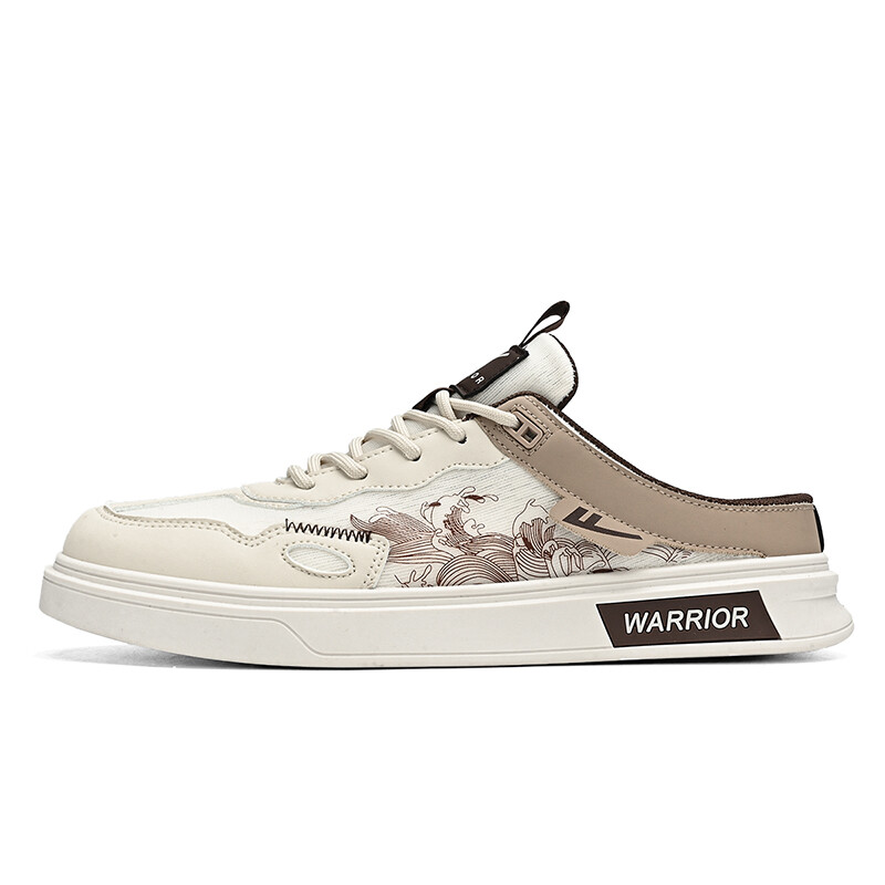 

Кроссовки WARRIOR Skateboarding Shoes Men Low-top, белый/оранжевый