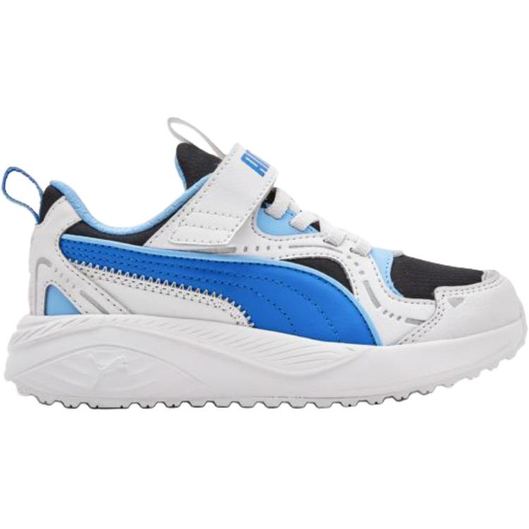 PUMA Экскурсионные нескользящие, устойчивые к истиранию, с термоподдержкой низкие повседневные кроссовки white blue детские — фото 3