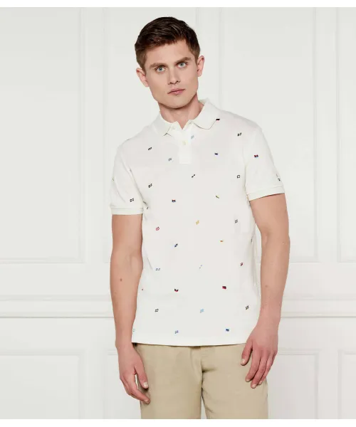

Футболка поло Regular fit Tommy Hilfiger, бежевый