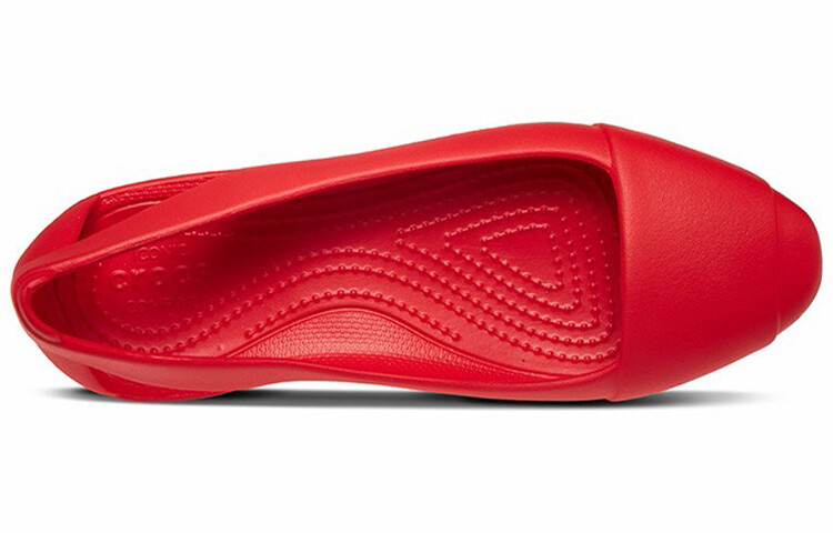 Женская повседневная обувь женская красная Crocs — фото 4