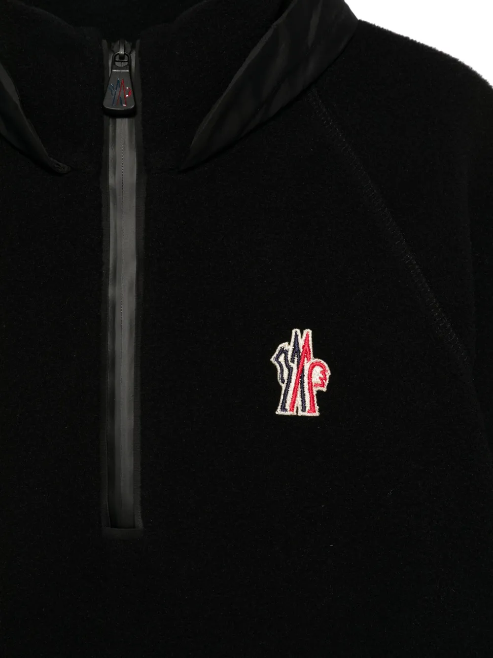 Флисовая толстовка MONCLER GRENOBLE KIDS, черный — фото 3