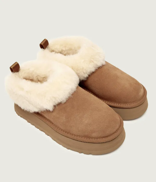 Зимние ботинки с чашками Ugg, бежевый — фото 2
