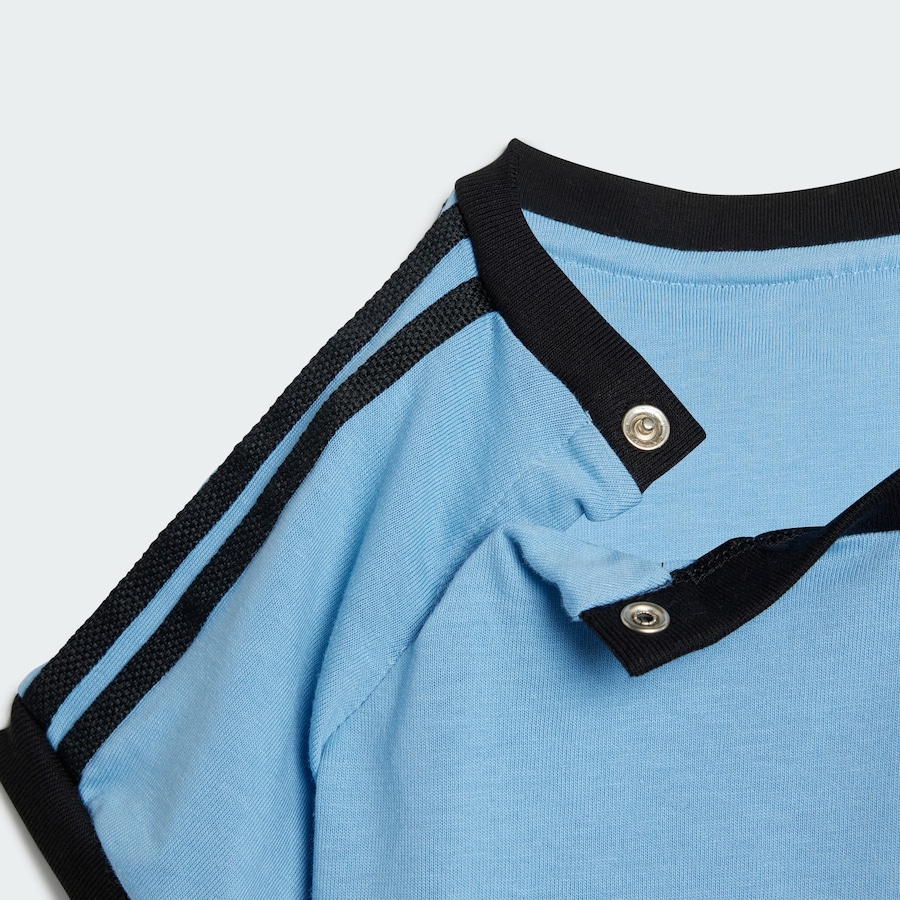 Рубашка ADIDAS ORIGINALS 3-Stripes Tee, светло-голубой — фото 2