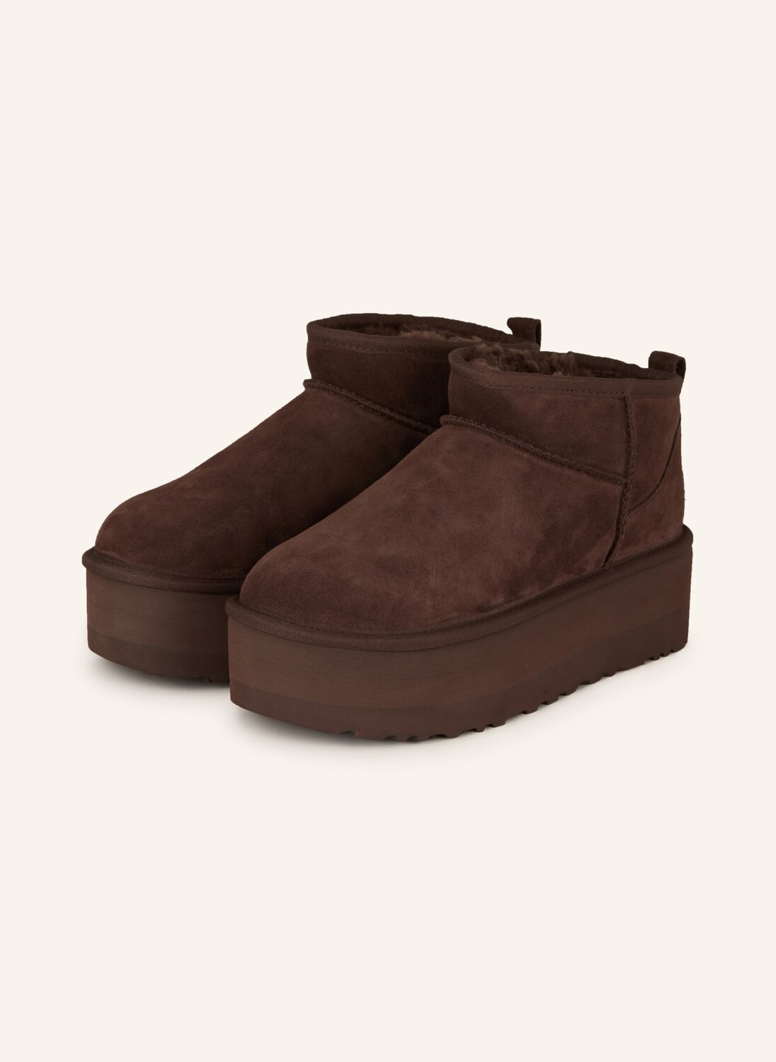

Сапоги на платформе классические ультра мини на платформе Ugg, коричневый