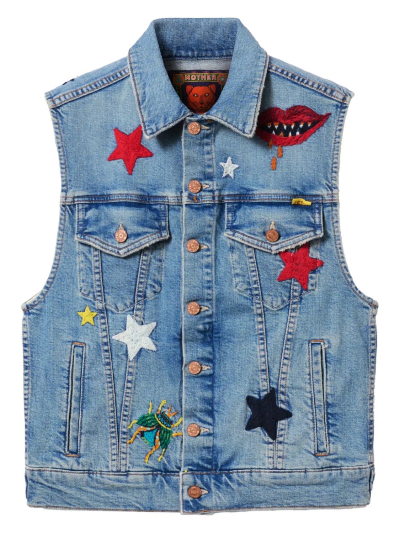 

Жилет The Clean Armhole Drifter La DoubleJ, синий