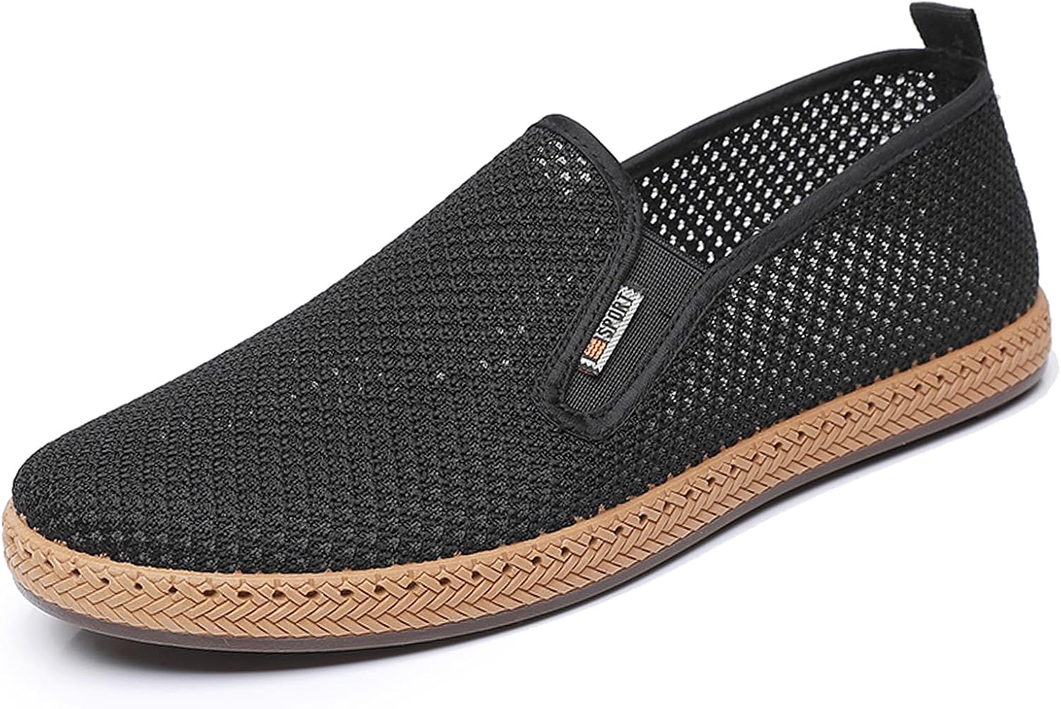 

Мужские слипоны из холщовой ткани, повседневная обувь, кроссовки, удобные прогулочные тапочки, обувь для снятия боли, черные модные дышащие лоферы Wsvpeto