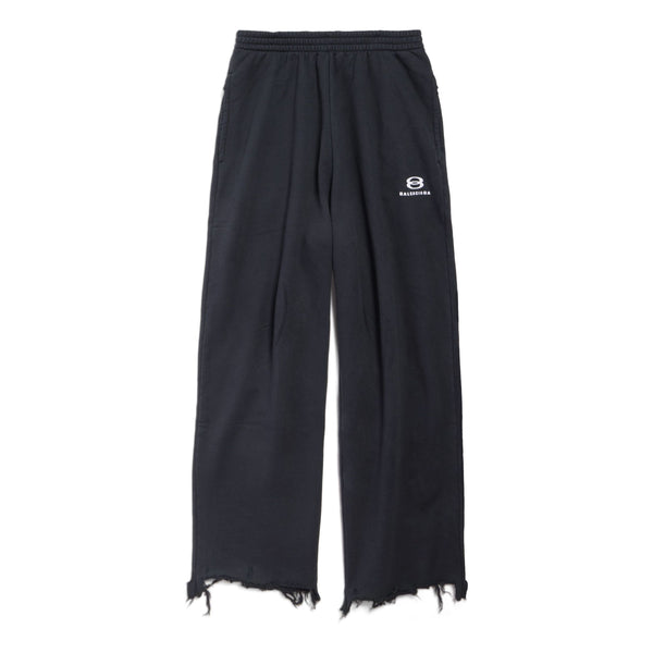 

Брюки unity sports icon cropped sweatpants 'black white' Balenciaga, черный
