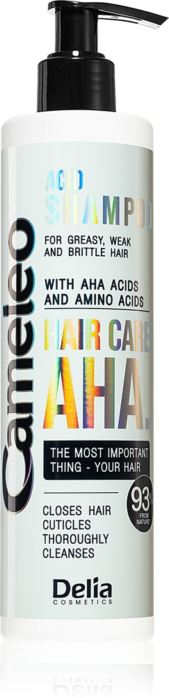 

Шампунь Cameleo AHA для слабых и поврежденных волос с AHA-кислотами Delia Cosmetics, 250 мл