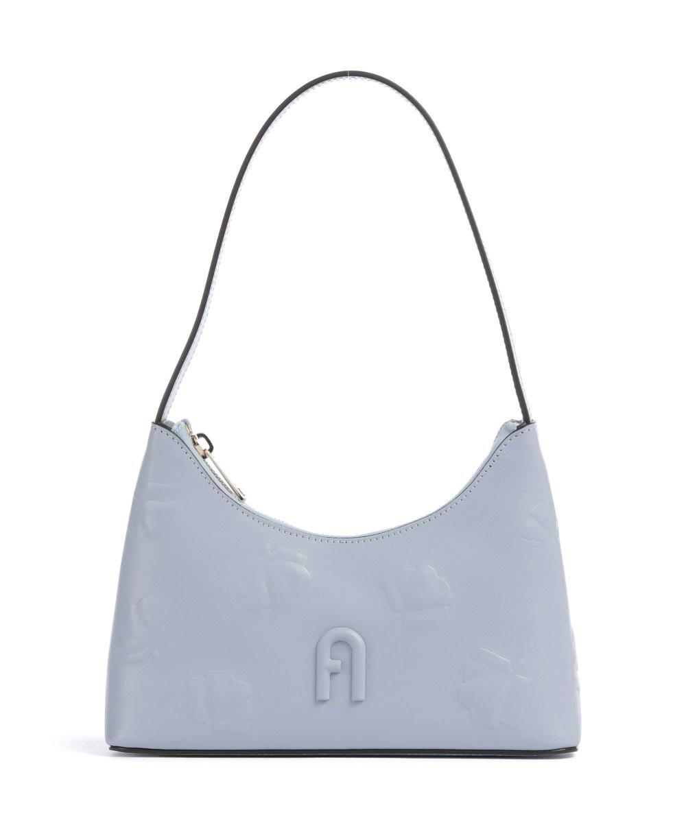 

Мини-Сумка на плечо Diamante из мелкозернистой кожи Furla, голубой