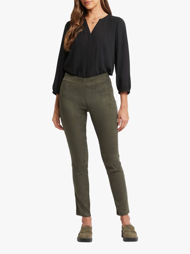 

Искусственные замшевые леггинсы NYDJ, Vine Leaf