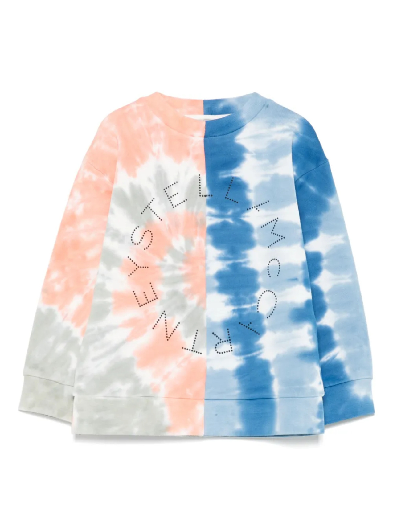 

Толстовка Stella McCartney Kids с принтом тай-дай, оранжевый