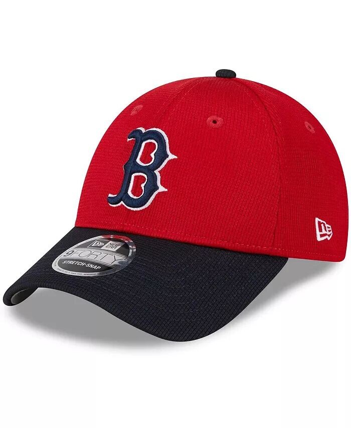 

Мужская красная регулируемая кепка Boston Red Sox 2024 Batting Practice 9FORTY New Era, красный