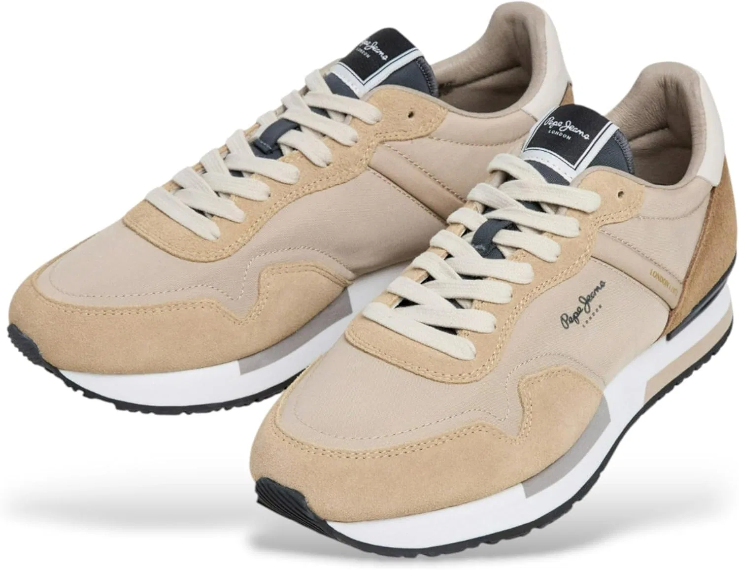 Мужские кроссовки Pepe Jeans Hailon Basic M, Brown Camel Beige — фото 3