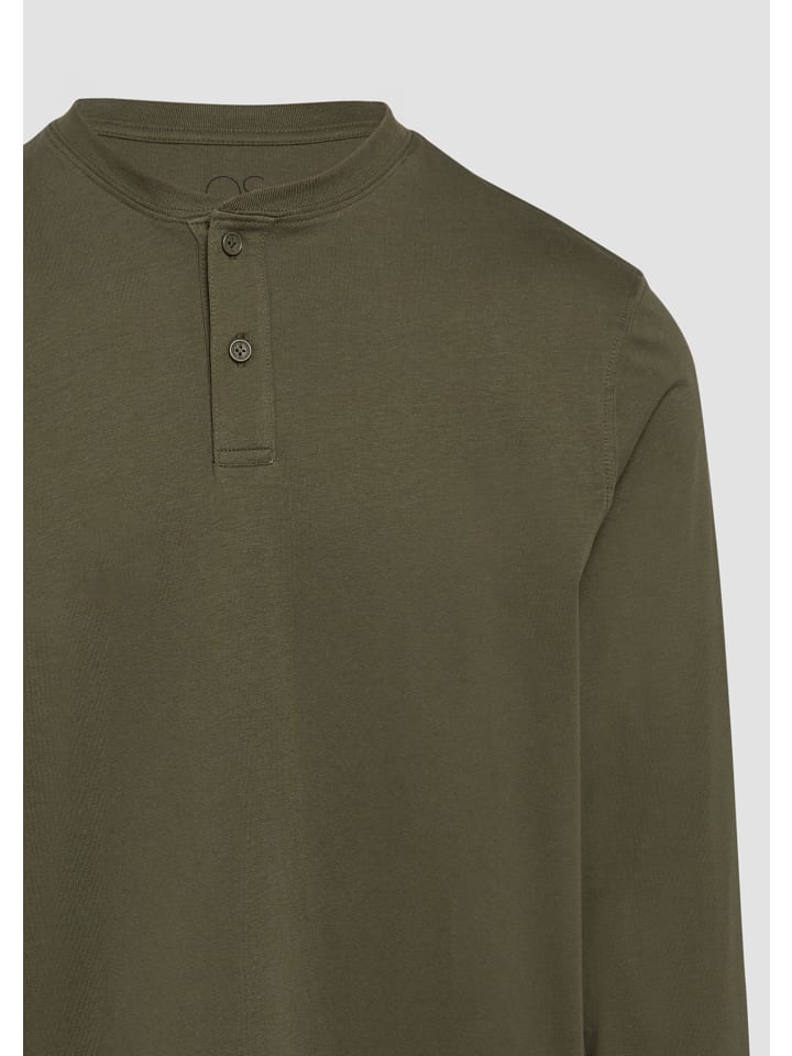 

Футболка QS T-Shirt langarm, оливковый