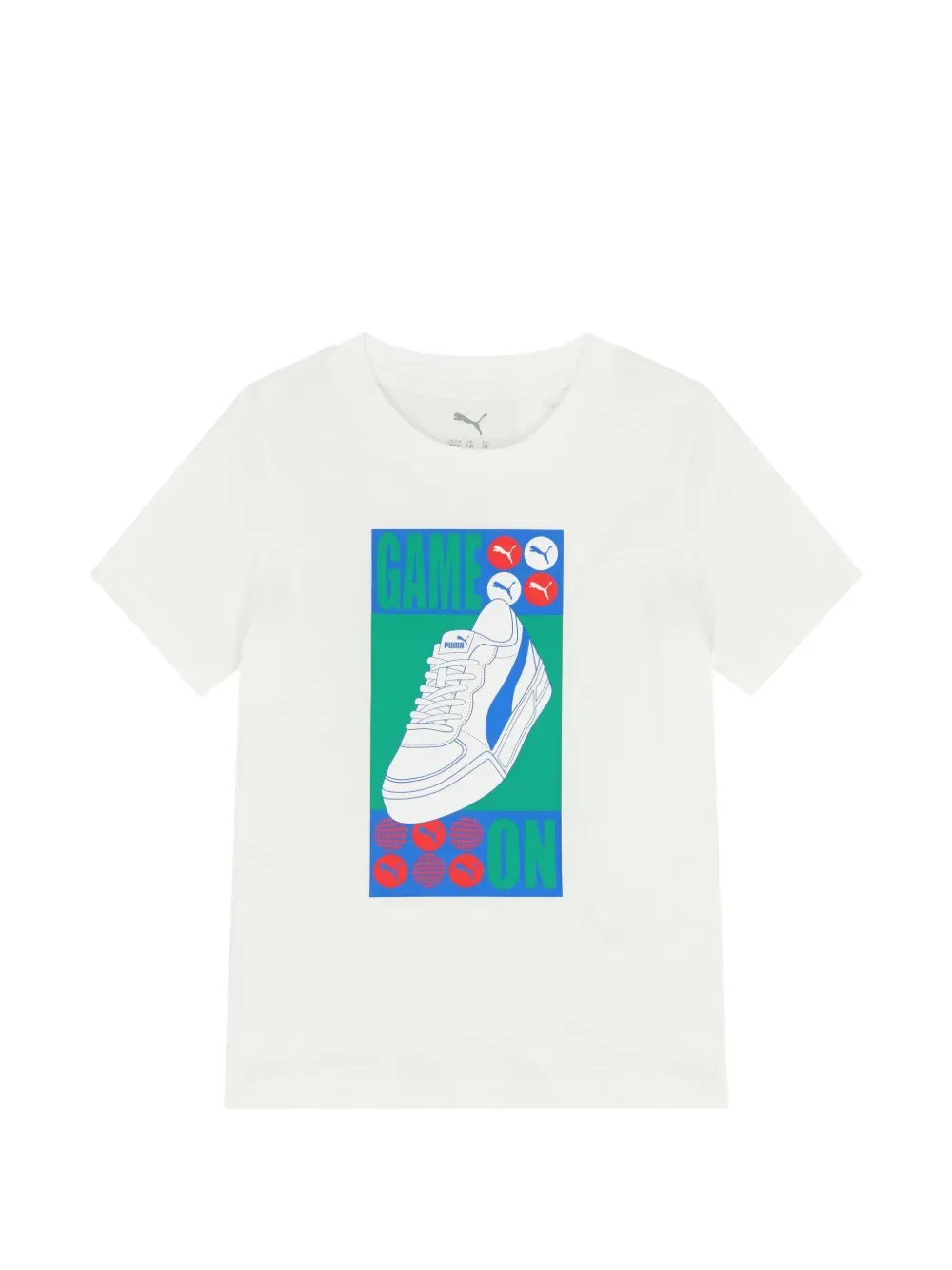 Футболка с графическим принтом Puma Kids, белый