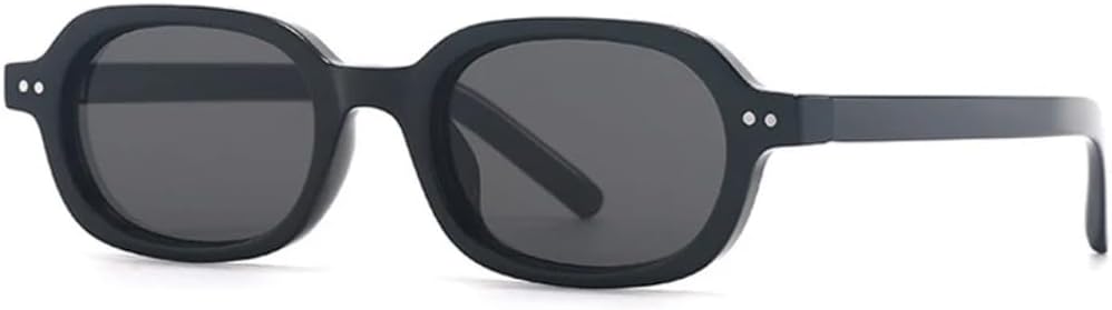 

Солнцезащитные очки с защитой UV400 | Овальные градиентные линзы в стиле панк | Для женщин и мужчин | Для занятий спортом на открытом воздухе и вождения DSVIGF, Black-black