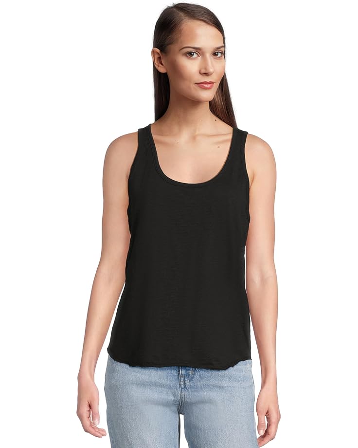 

Топ Mod-o-doc Curve Hem Scoop Neck Tank, черный