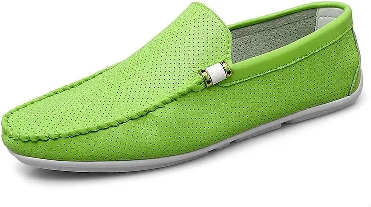 Мужские лоферы из веганской кожи на плоской подошве, Green SayfuR