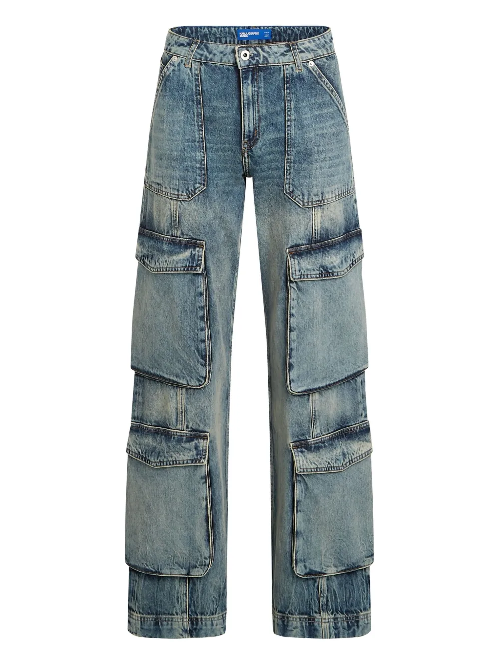 

Джинсы карго свободного кроя Karl Lagerfeld Jeans, синий