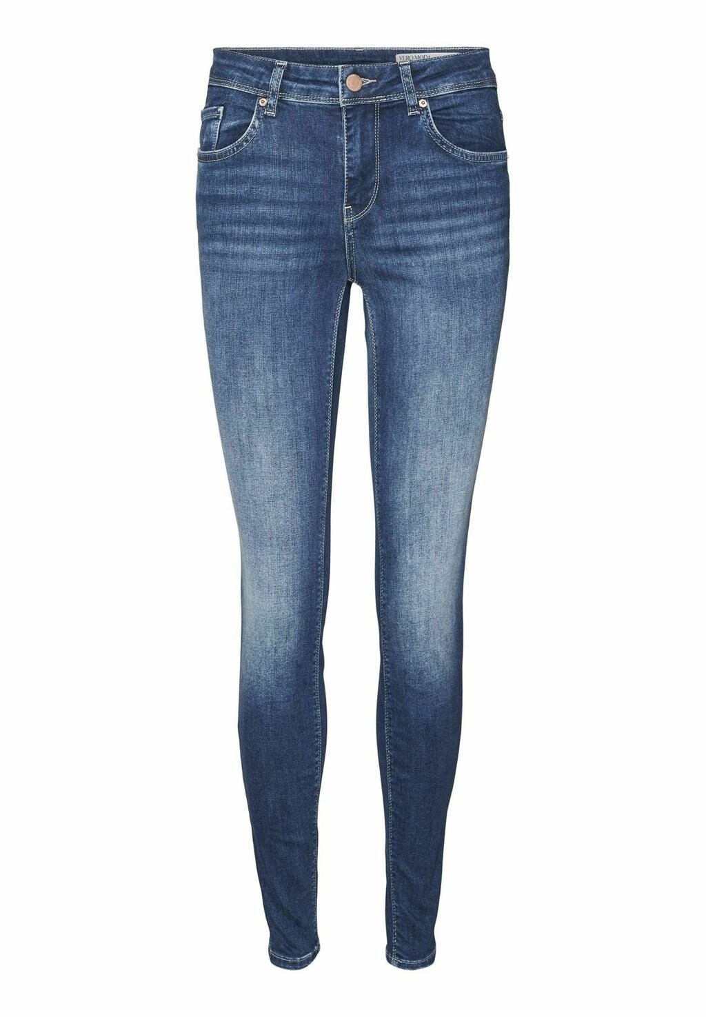

Джинсы облегающие VMLUX Vero Moda, синий деним