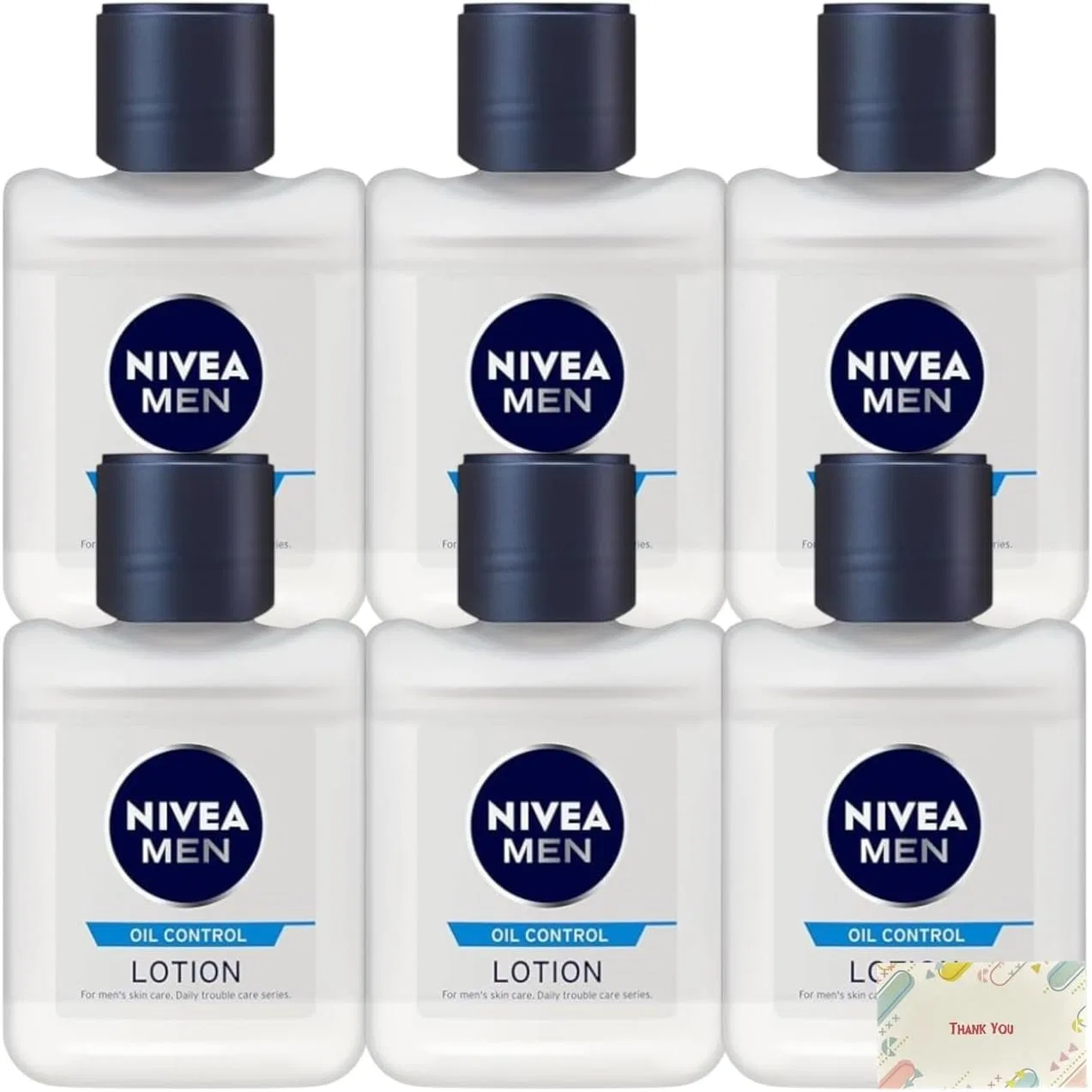 Набор Kunutonn — Oil Control Nivea Men, набор 6 шт., 110 мл, для мужчин