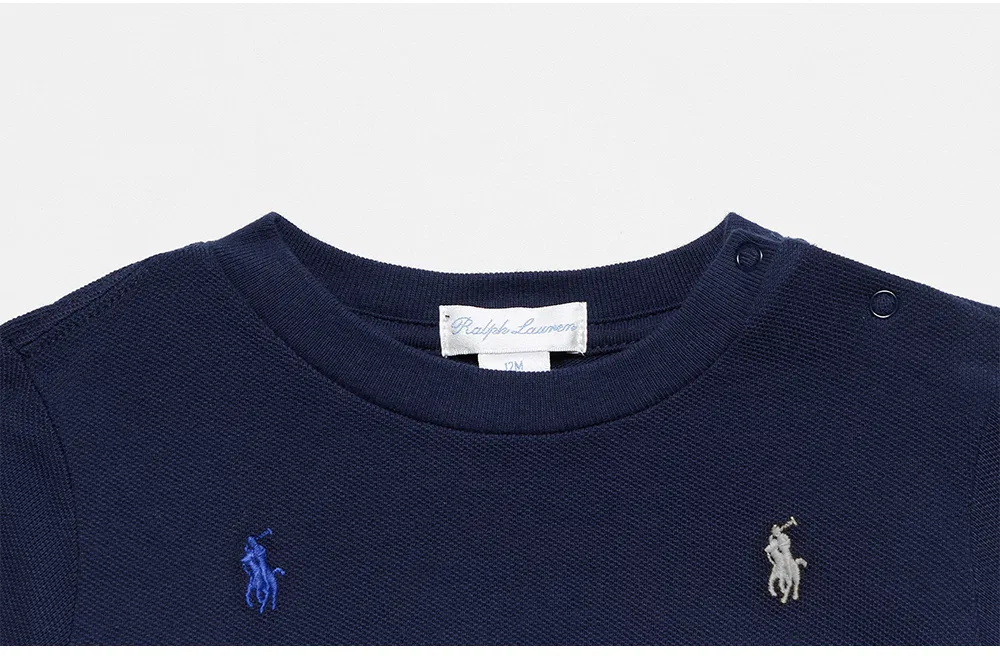 Детская хлопковая футболка-поло Polo Pony от Polo Ralph Lauren Children — фото 4