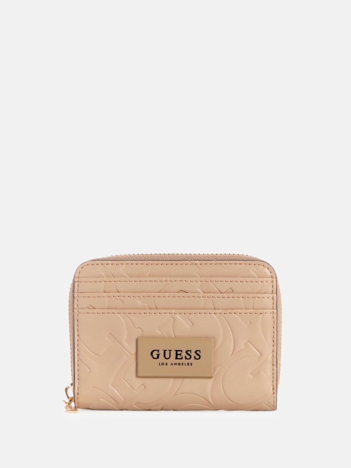 

Маленький кошелек на молнии с логотипом Corapeake Guess Factory, цвет Sand