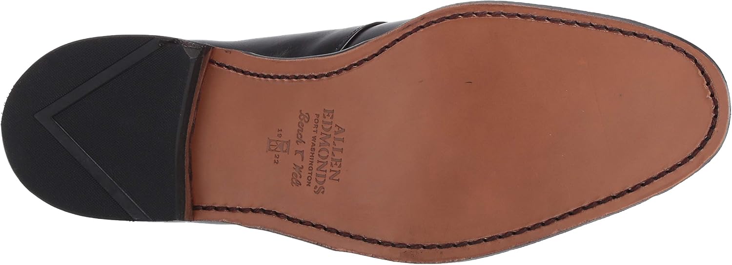 Мужские лоферы Allen Edmonds Plymouth с монк-ремнями, черный — фото 4