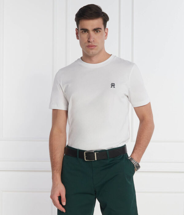 Футболка монограмма imd tee Regular fit Tommy Hilfiger, белый — фото 3