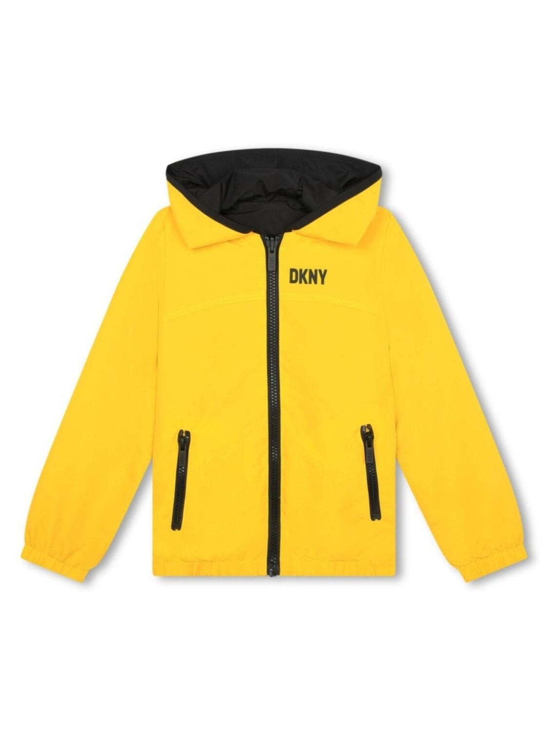 

DKNY двусторонняя ветровка с логотипом, желтый