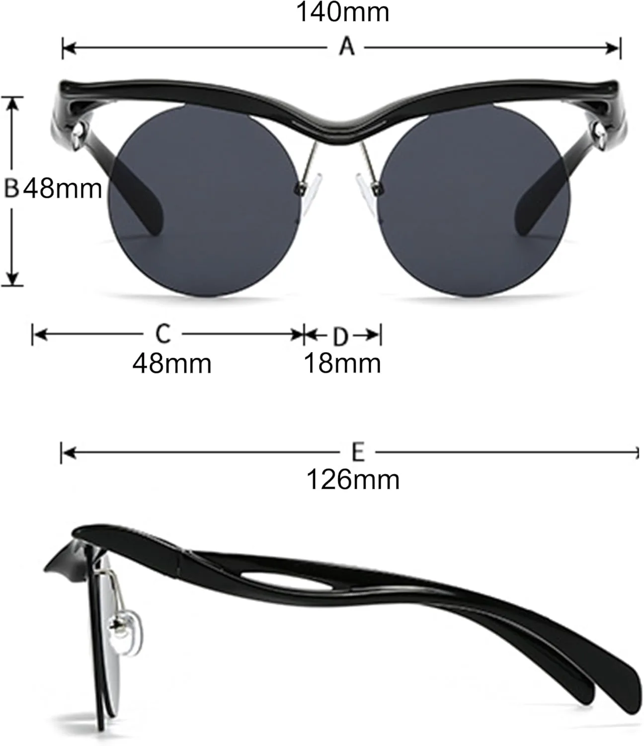 

Солнцезащитные очки Bullabulling в стиле ретро, ​​маленькие круглые, для мужчин и женщин, модные, с плоской верхней частью, защита от УФ-излучения UV400, Green/Green