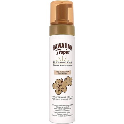 

Пена для автозагара легкая/средняя 200мл, Hawaiian Tropic