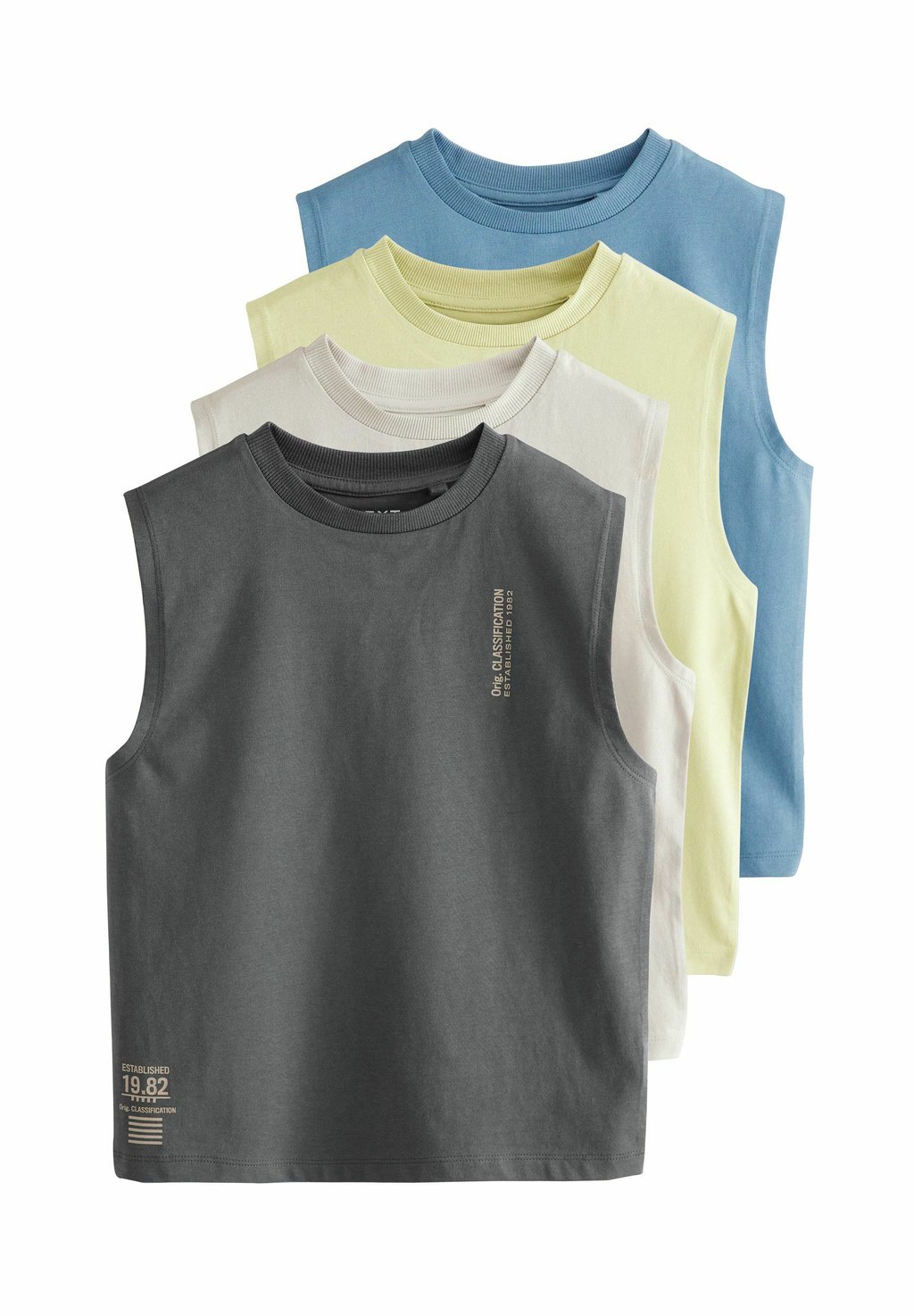 

Майка REGULAR FIT-TANK 4 PACK Next, синий