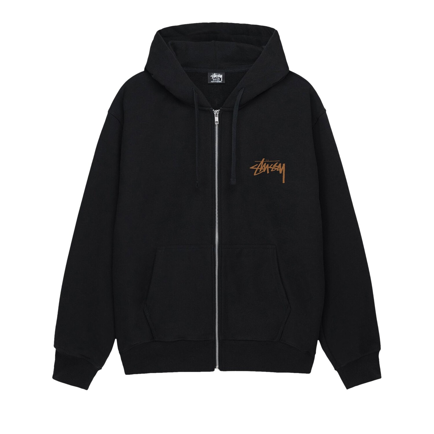 

Толстовка Stussy Skate Tough на молнии, цвет Черный