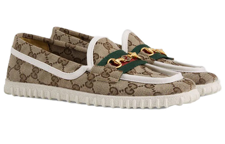 Туфли женские Gucci, бежевый — фото 2