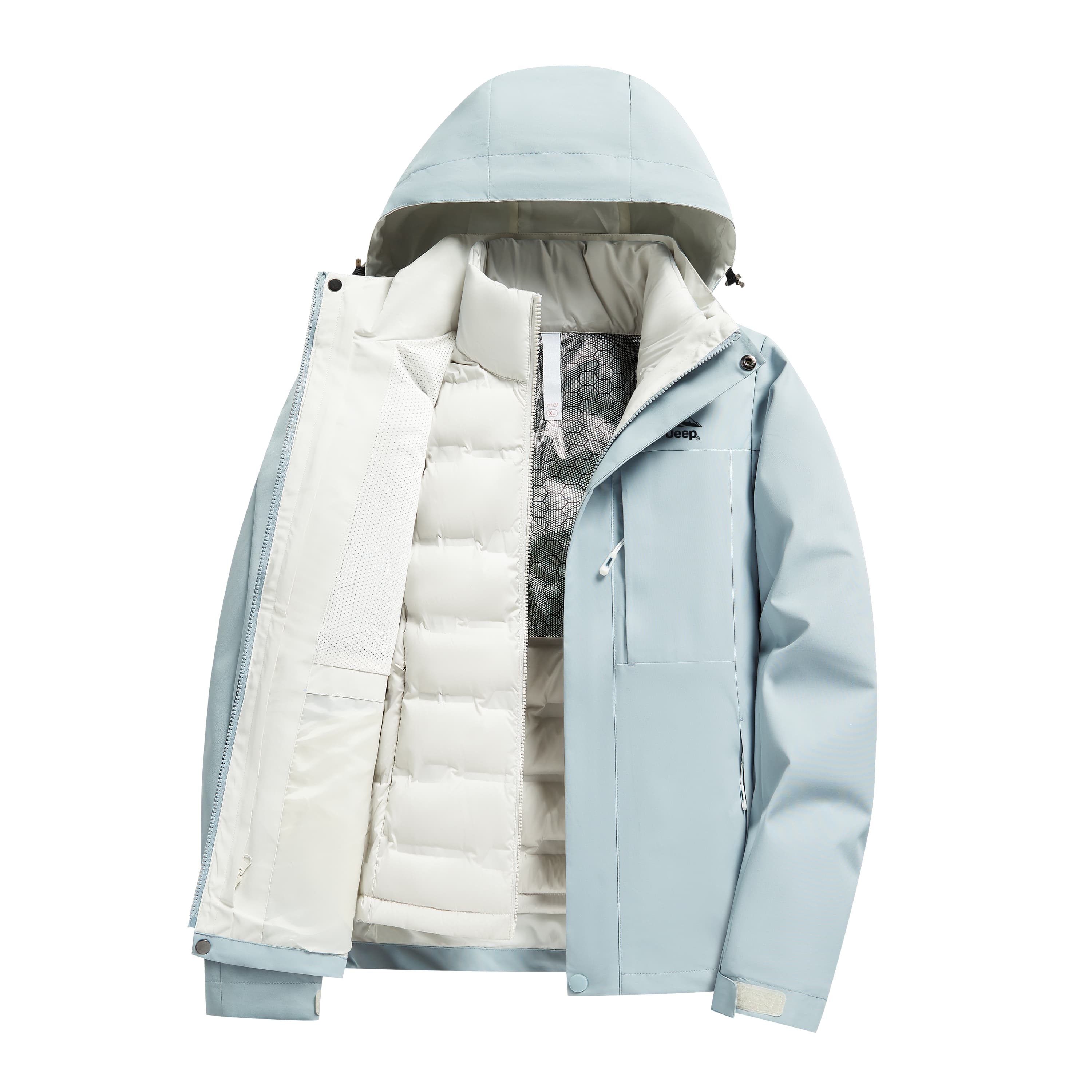 

Ветрозащитная термо-ветровка Unisex Jeep, ether синий