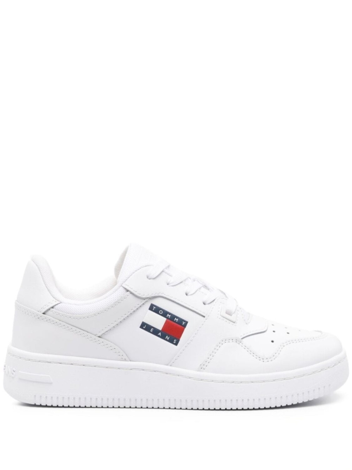 

Кроссовки Tommy Jeans Retro Basket, белый/красный