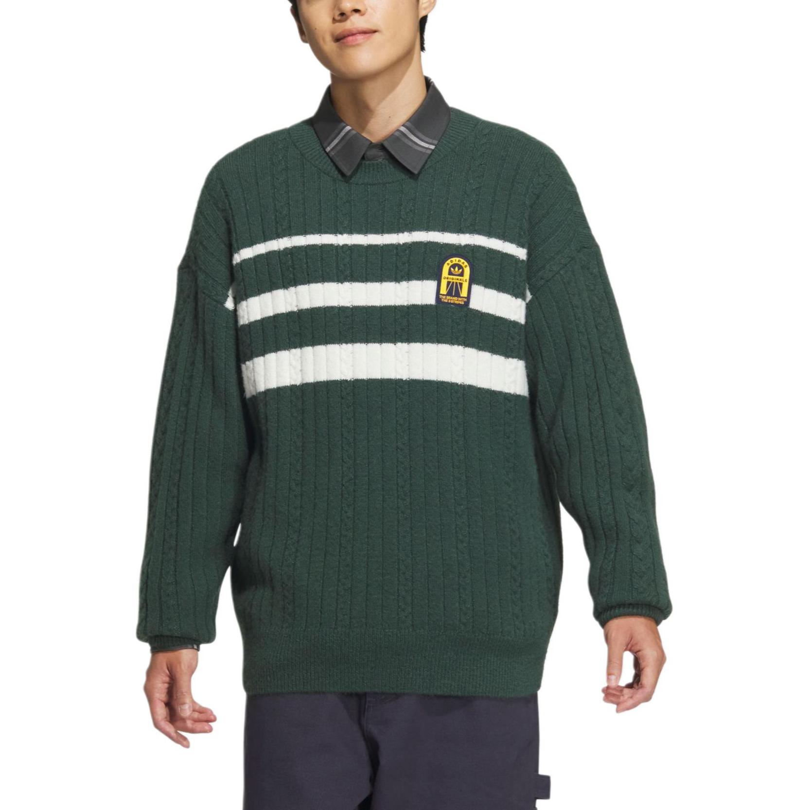 Adidas Originals Джемпер SPO Knitwear Unisex Mineral Green — фото 4