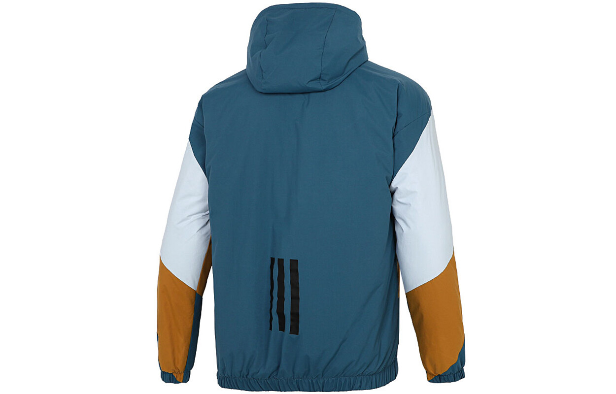 Стеганая куртка мужская униформа синяя Adidas, синий — фото 2
