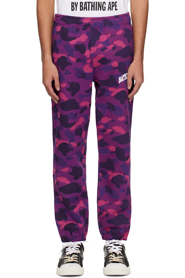 

Камуфляжные спортивные штаны Color Bape, фиолетовый