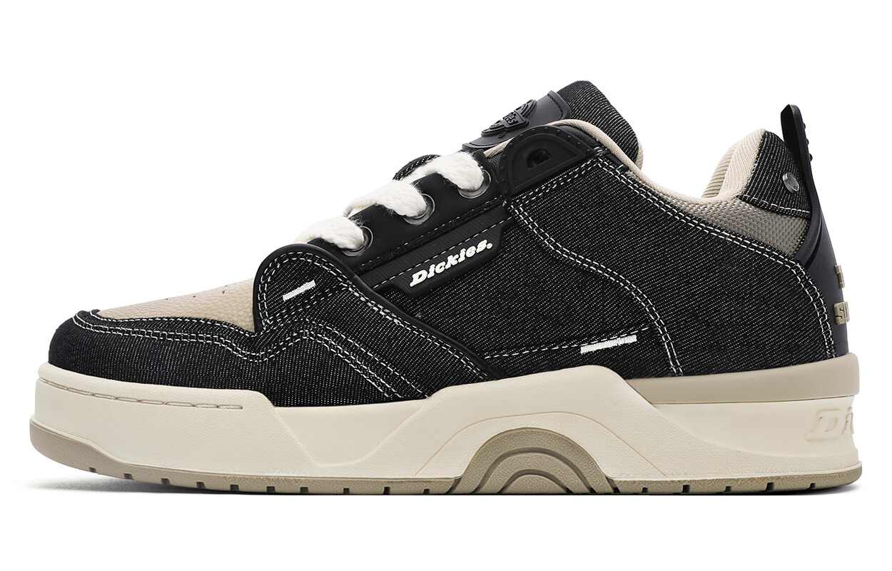

Кроссовки Dickies Skateboarding Shoes Men Low-top Black, черный