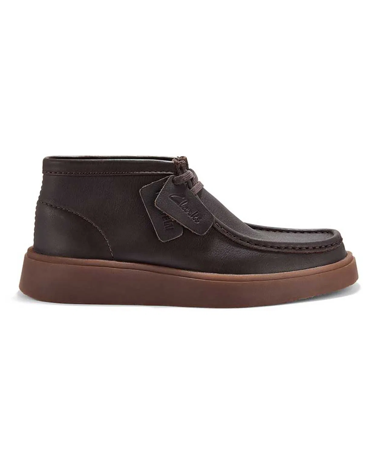 Кроссовки Torview Hi, кожа, Clarks, коричневый