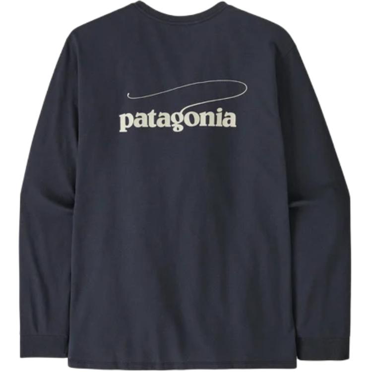 Футболка Responsibili Tee Casting Logo Tee мужская Patagonia, Pumice/Pum — фото 3