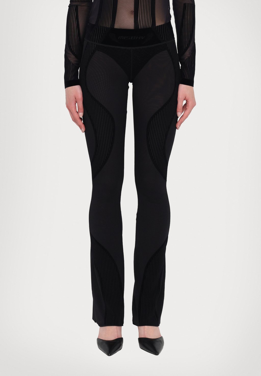 

Леггинсы SPORT FLARED PANTS MISBHV, черный