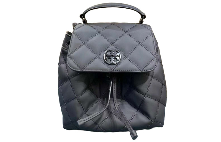 

TORY BURCH Сумка-рюкзак Willa матовая из ягненка средний женский черный
