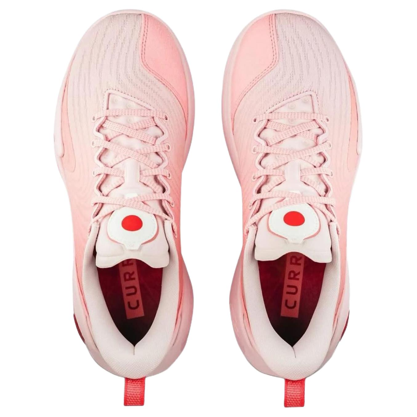 Curry 12 устойчивые к истиранию низкие баскетбольные кроссовки Unisex Under Armour, розовый — фото 4