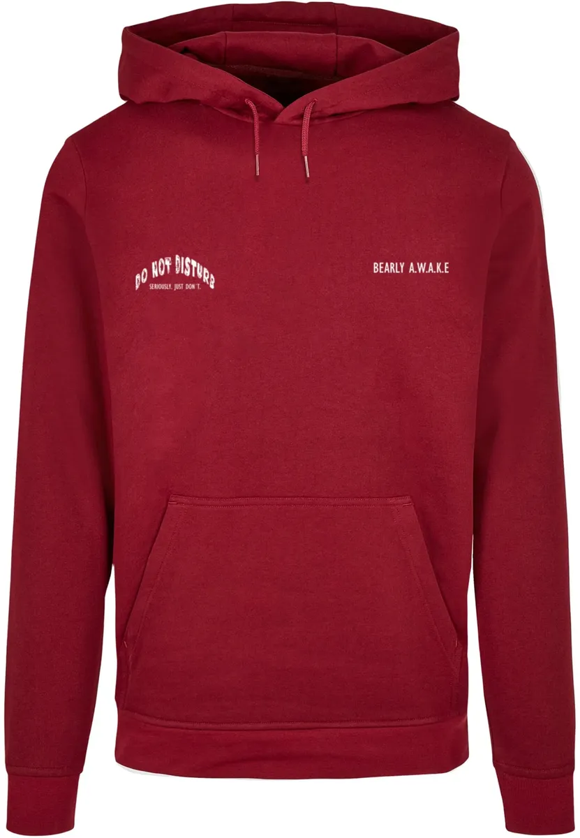 

Толстовка с капюшоном Merchcode " Merchcode Men's Barely Awake Basic Hoody", цвет Burgundy