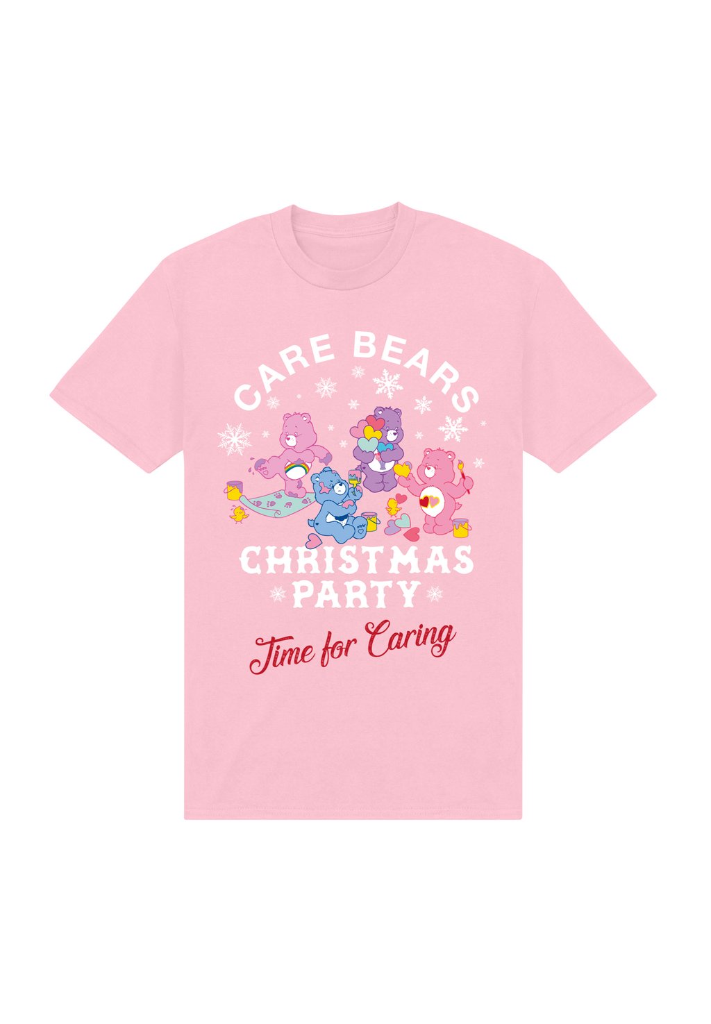 

Футболка с принтом CARE BEARS CHRISTMAS PARTY TIME FOR CARING Henry Tiger, фуксия