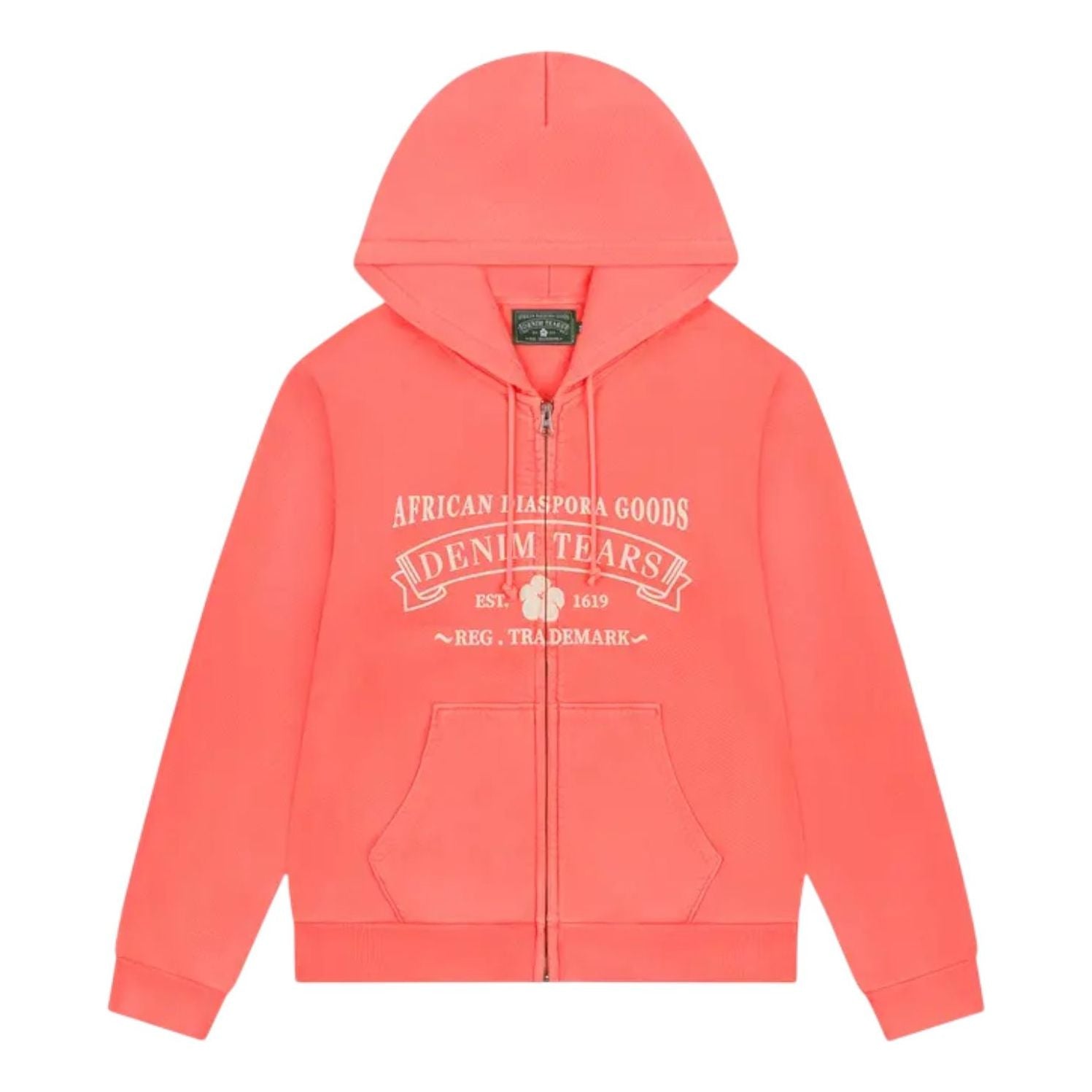 

Худи Denim Tears ADG Zip Hoodie 'Sea Coral'